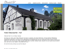 Tablet Screenshot of olbersdorfer-hof.de